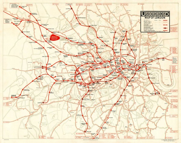 Underground Map of London