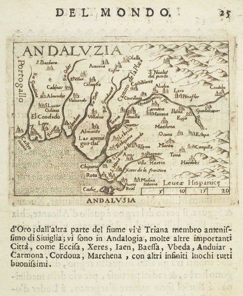 Ortelius Andalucia Italian pirate