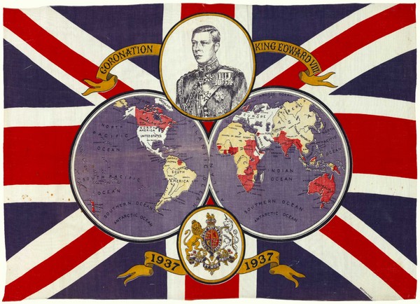 Edward VIII Coronation map 1937
