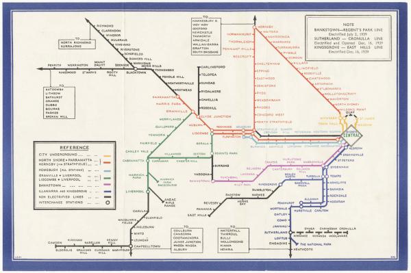 ERC Sydney Underground map
