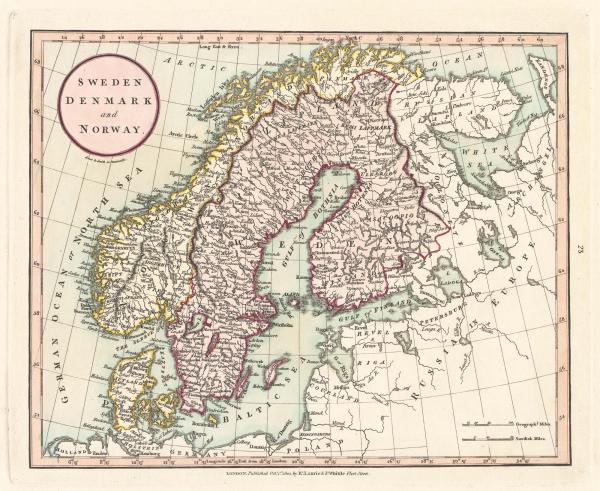 Laurie and Whittle Scandinavia 1801