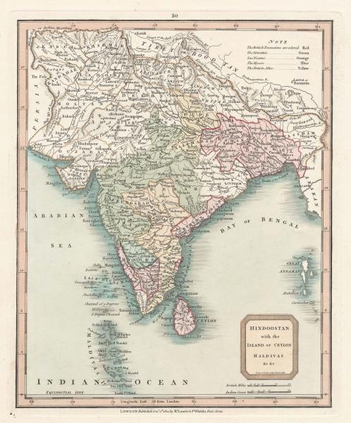 Laurie and Whittle India 1801