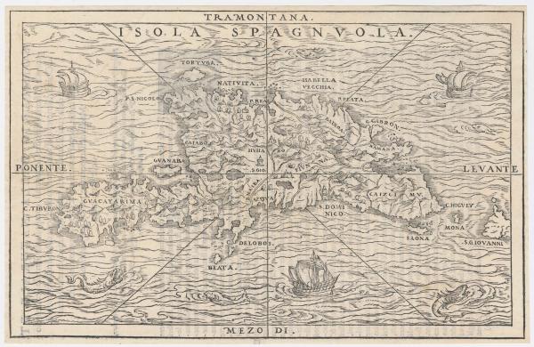 Ramusio Hispaniola 1565