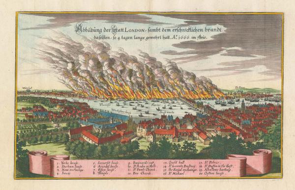 Merian Great Fire of London