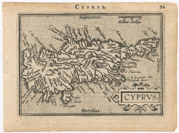Ortelius Cyprus Galle 2
