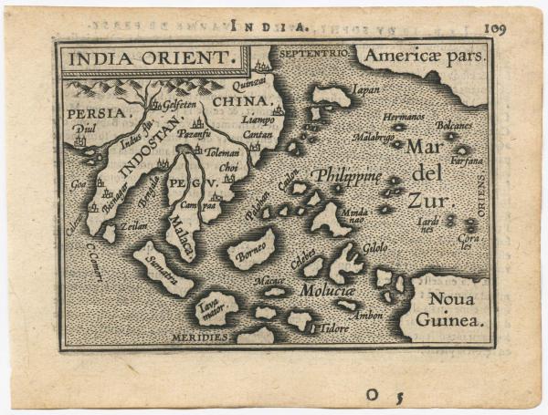 Ortelius East Indies Galle 2