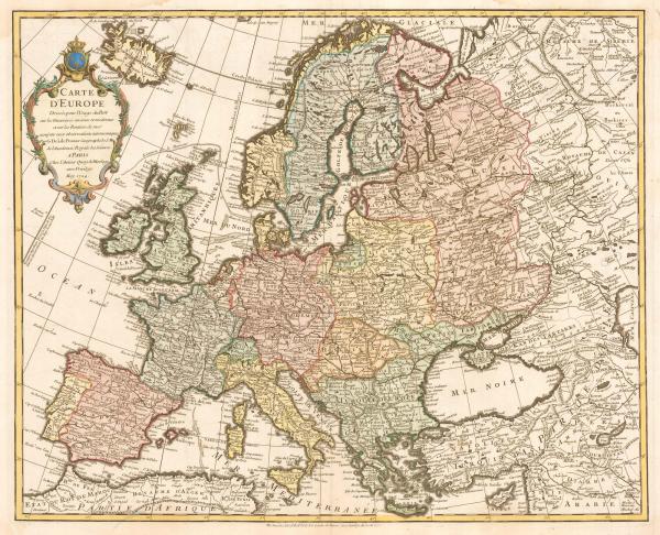 Delisle Europe 1724