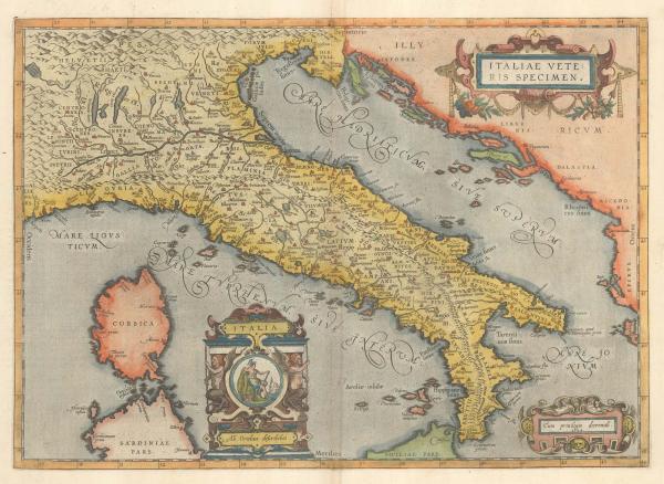 Ortelius Ancient Italy