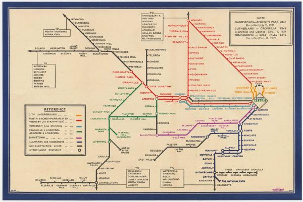ERC Sydney Underground map