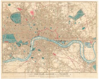 John Cary London map