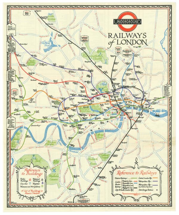 Perman London Underground Railways 1928